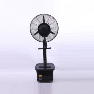 26inch verstellbar, neuen stil wiederaufladbaren fabrik nebel fan wasser stehen die nebel - fan, wasser im nebel - fan